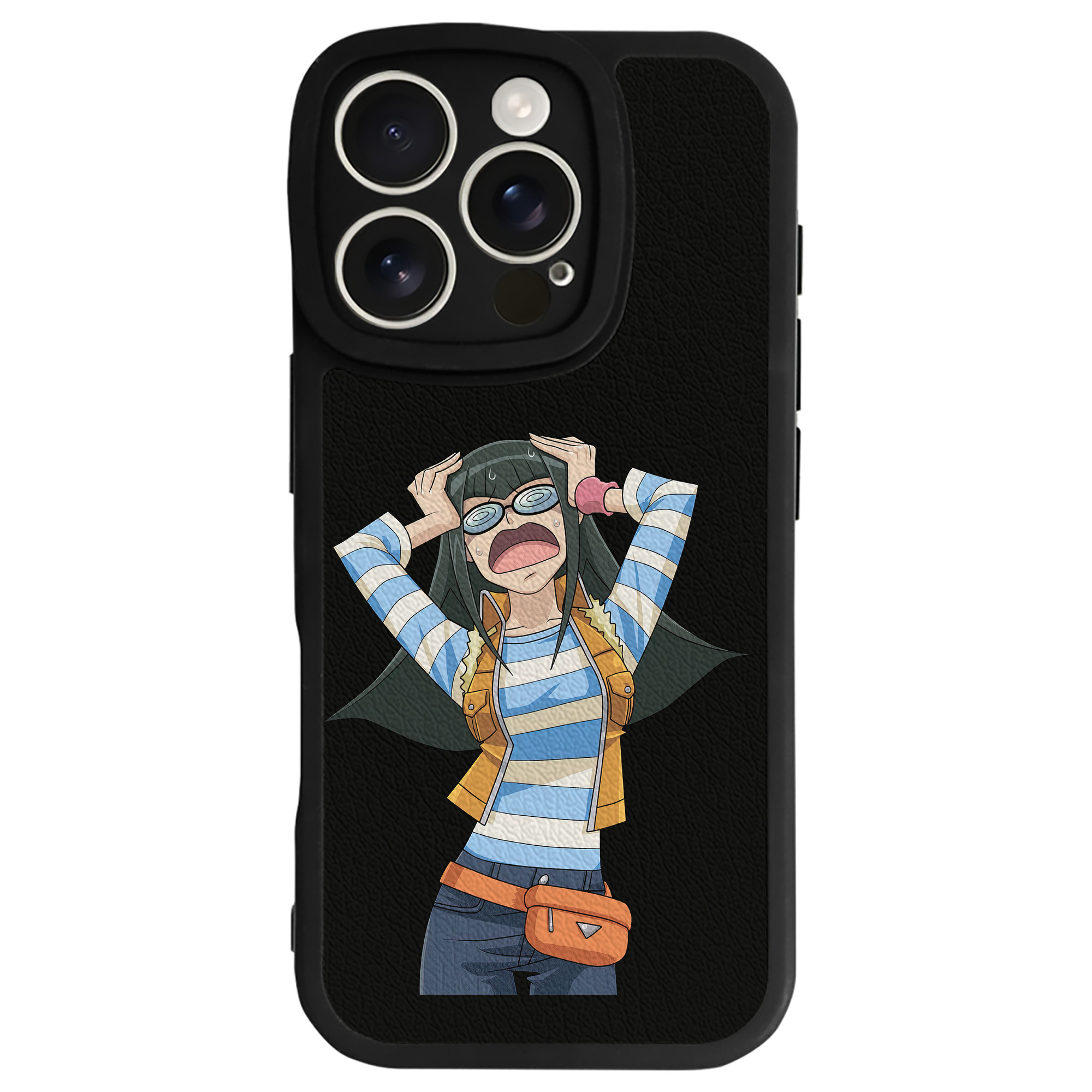 （画像用） 遊☆戯☆王 Yu-Gi-Oh! 【iPhone 16シリーズ対応】シリコンスマホケース（レザー調） 材質：シリコン